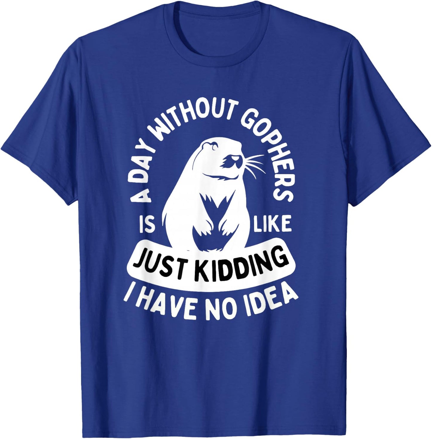 Gopher Shirt Animal Lover Gopher Lover Gophers T-Shirt - T-Shirt | Royal