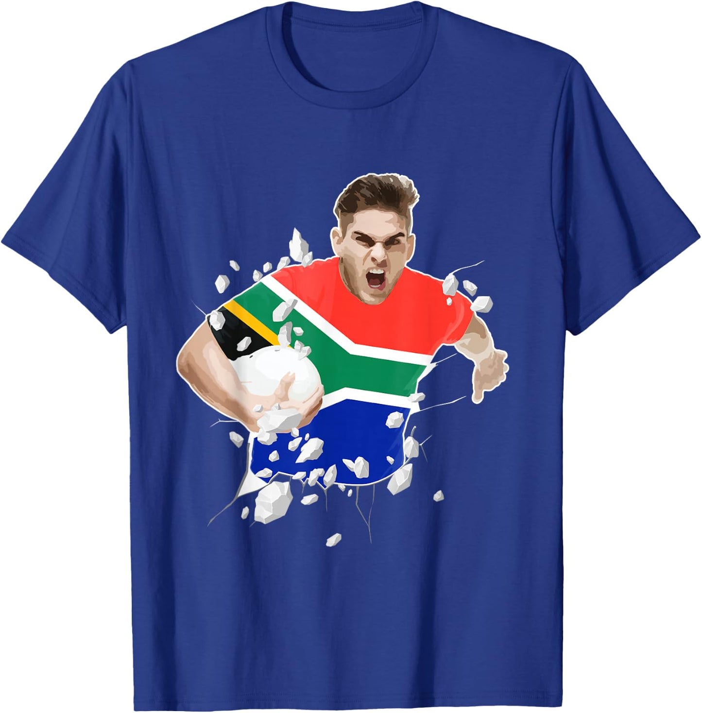 South Africa Rugby Union Jersey | 2019 Fans Kit Springbok T-Shirt - T-Shirt | Royal