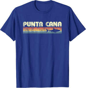Punta Cana Dominican Republic Shark Boys Girls T-Shirt - T-Shirt | Royal