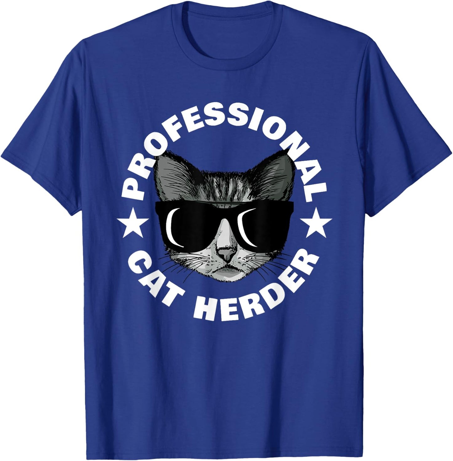 Professional Cat Herder T-Shirt - T-Shirt | Royal