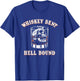 Whiskey Bent & Hell Bound, Western Cowgirl Skeleton T-Shirt - T-Shirt | Royal