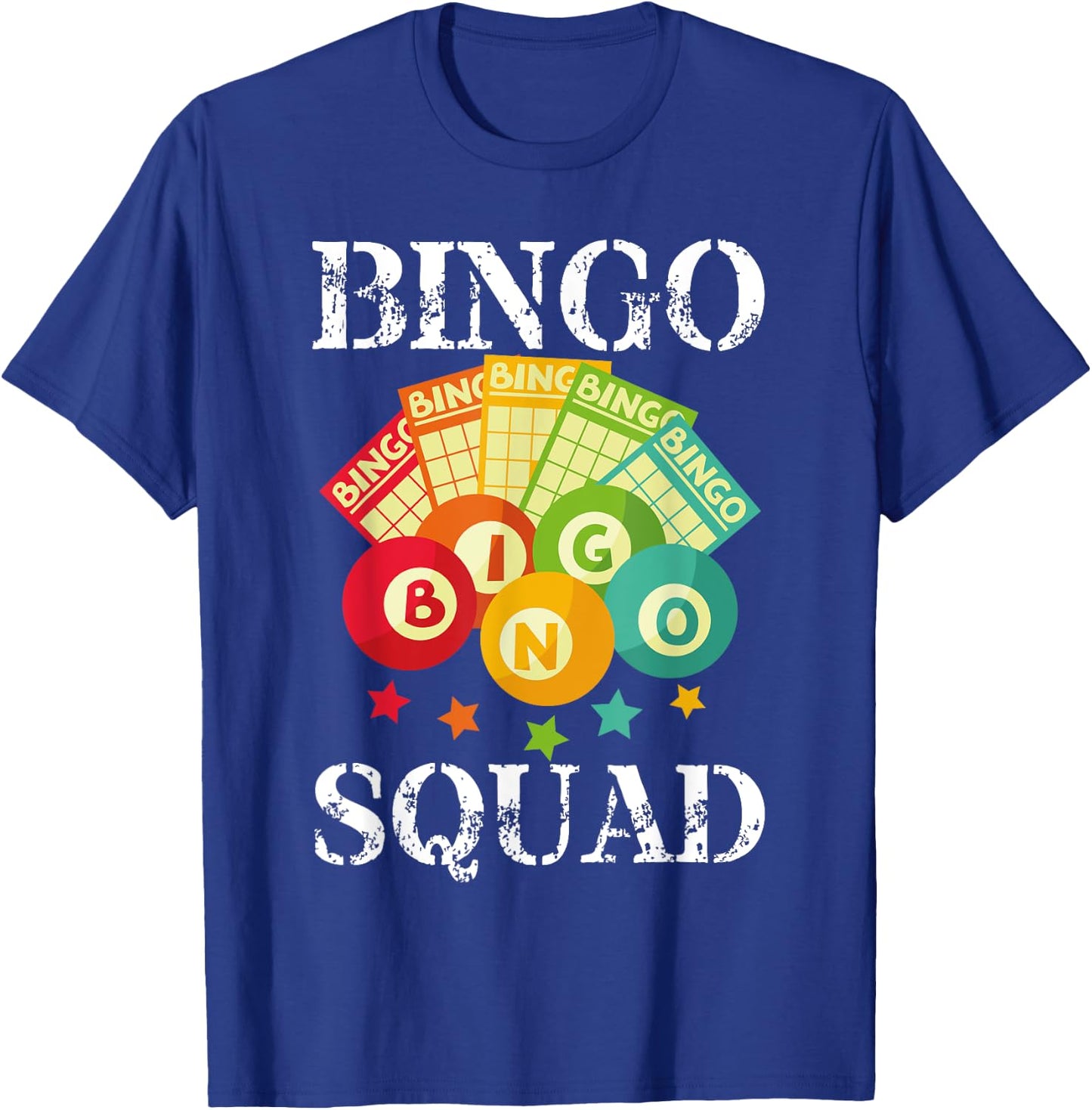 Bingo Squad Designs Women Bingo Lovers Players T-Shirt - T-Shirt | Royal
