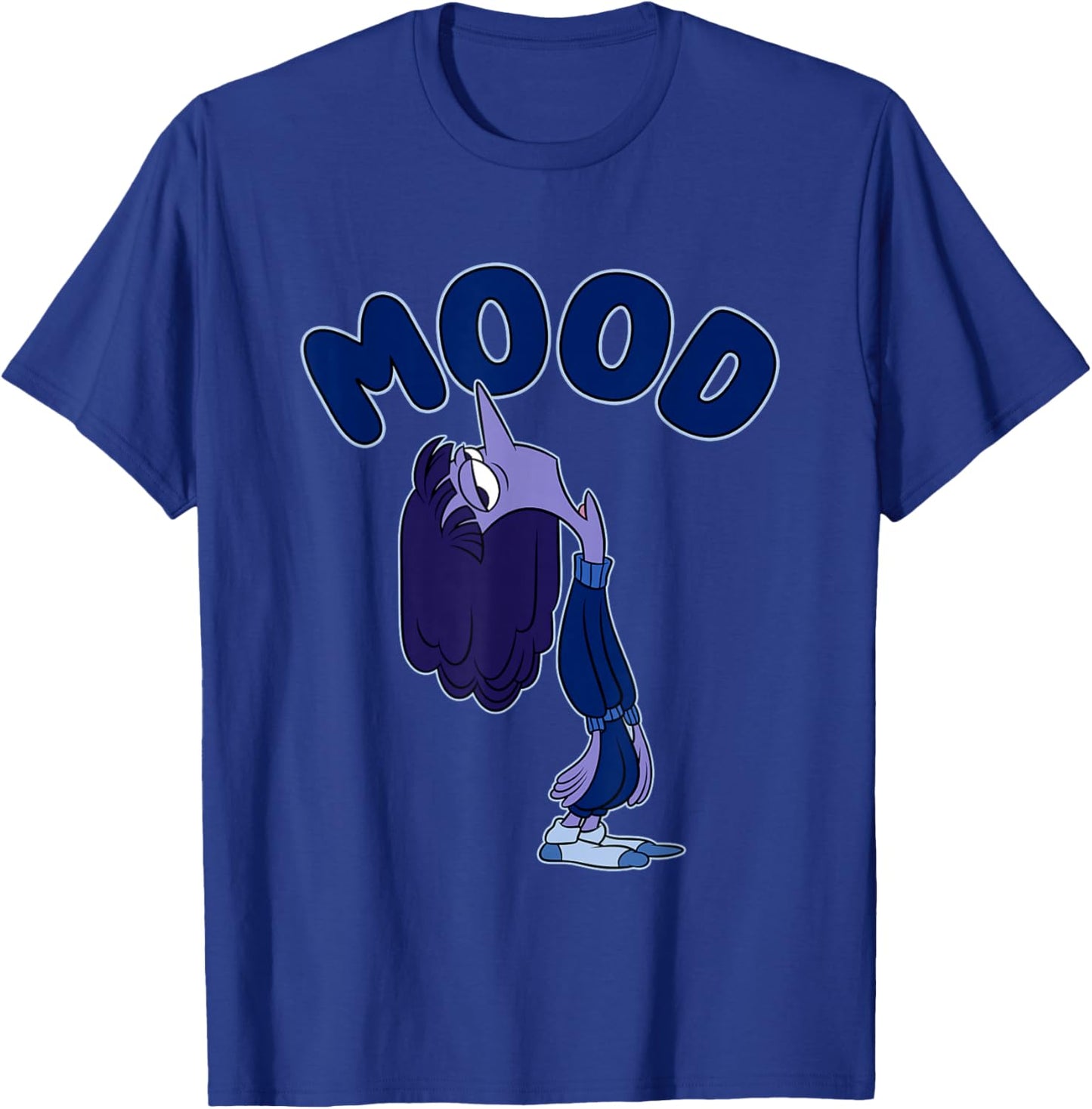 Disney Pixar Inside Out 2 Mood Ennui Bored Retro Shot T-Shirt - T-Shirt | Royal