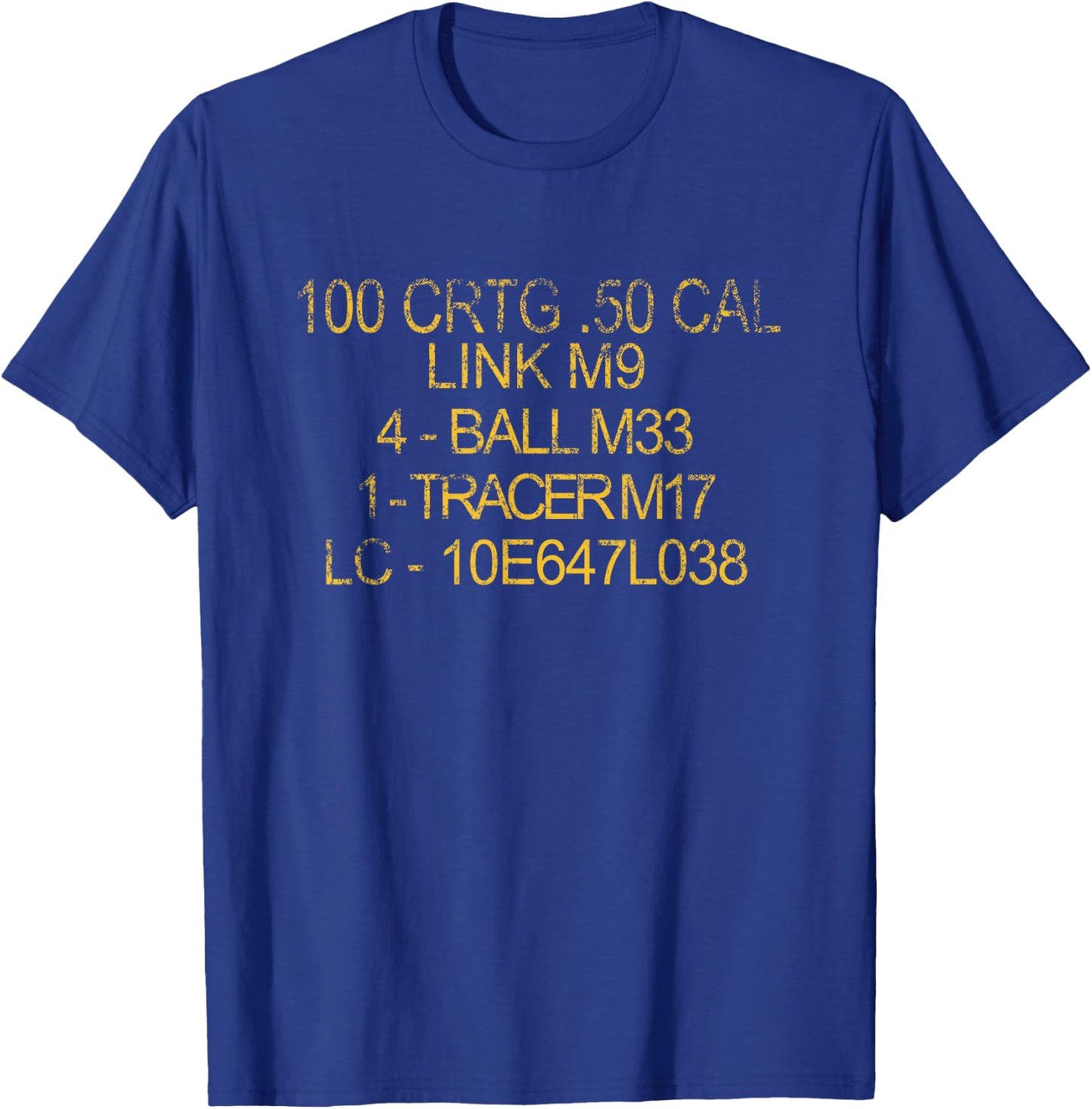 .50CAL NATO US MILITARY OD GREEN CAN AMMO Proud Patriotic Men T-Shirt - T-Shirt | Royal