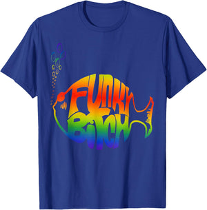 Funky Bitch Phish T-Shirt - T-Shirt | Royal