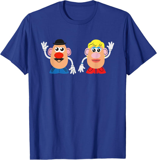 Mr Potato Head and Mrs Potato Head Wave T-Shirt - T-Shirt | Royal