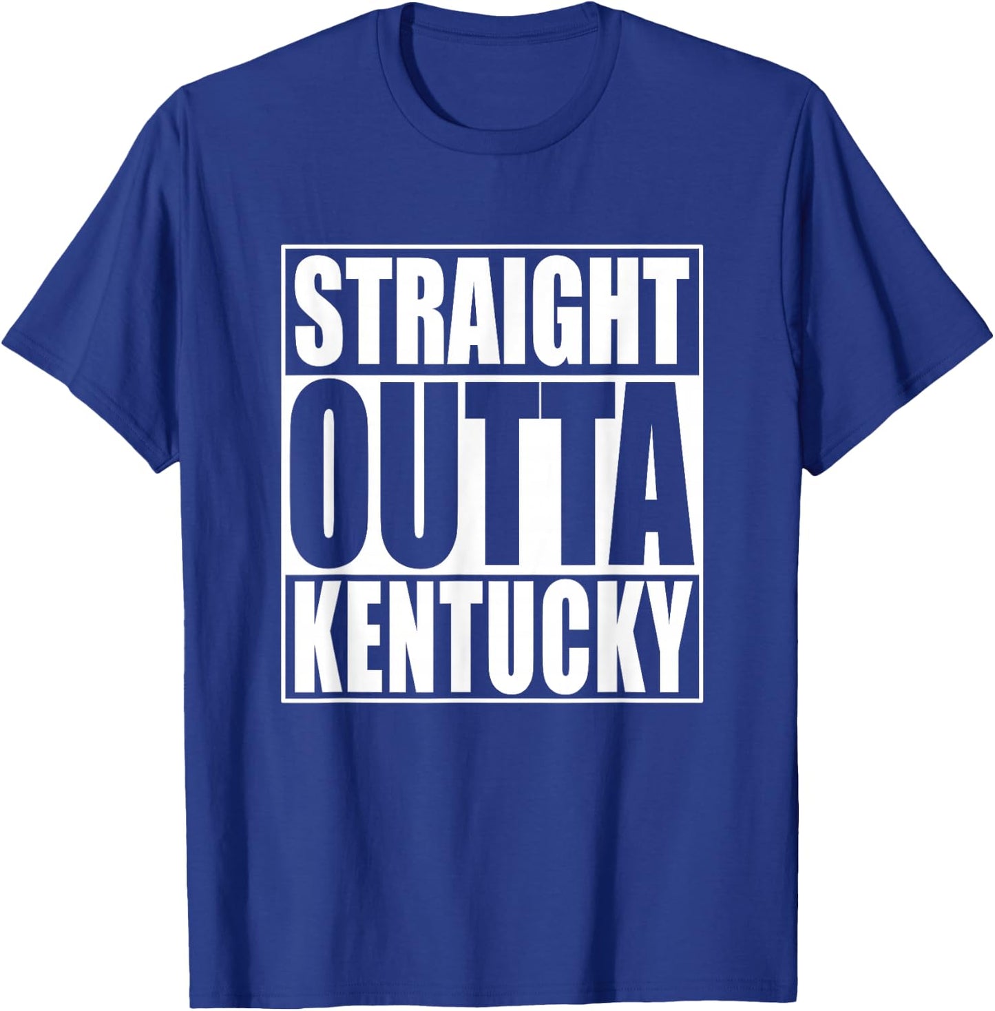 Straight Outta Kentucky T-Shirt - T-Shirt | Royal