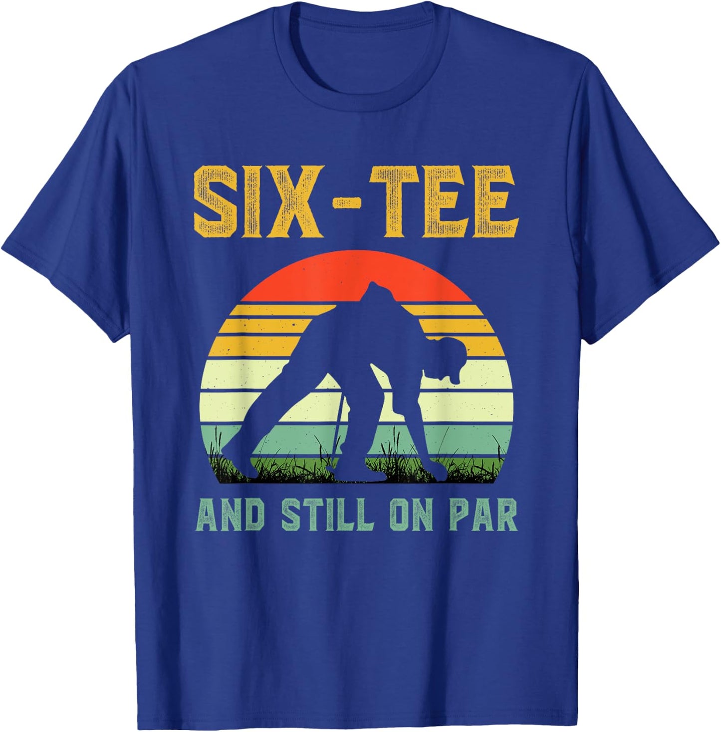 Funny 60th Birthday Golf Pun Golfing 60 Year Old Golfer T-Shirt - T-Shirt | Royal