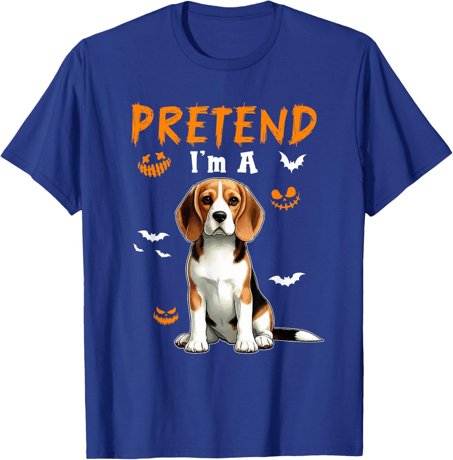 Pretend I'm A Beagle Halloween Costume Owner Kids Family T-Shirt - T-Shirt | Royal