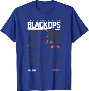 Call of Duty Black Ops Truth Lies Marshall T-Shirt - T-Shirt | Royal