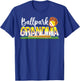 Ballpark Grandma Softball Baseball Grandma Of Ballers T-Shirt - T-Shirt | Royal