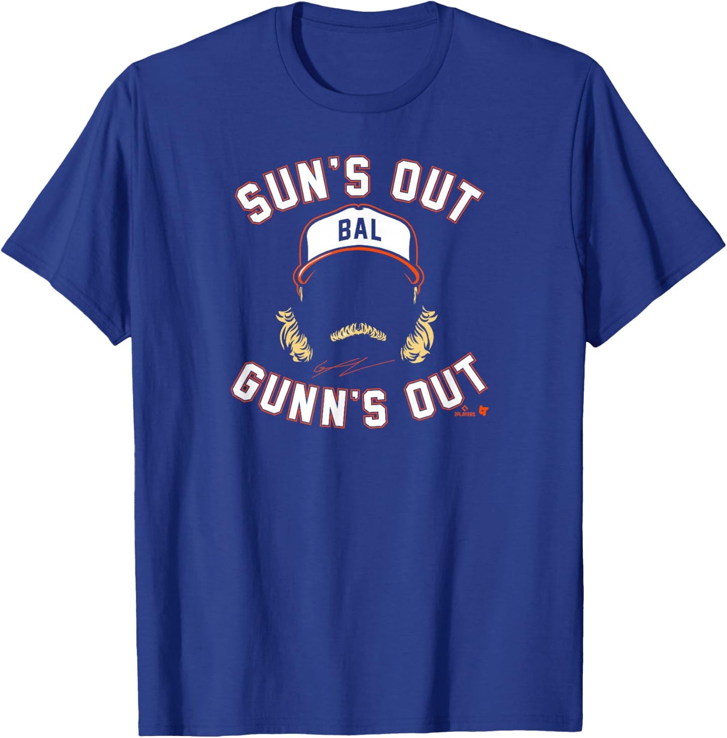 Gunnar Henderson - Sun's Out Gunn's Out - Baltimore Baseball T-Shirt - T-Shirt | Royal