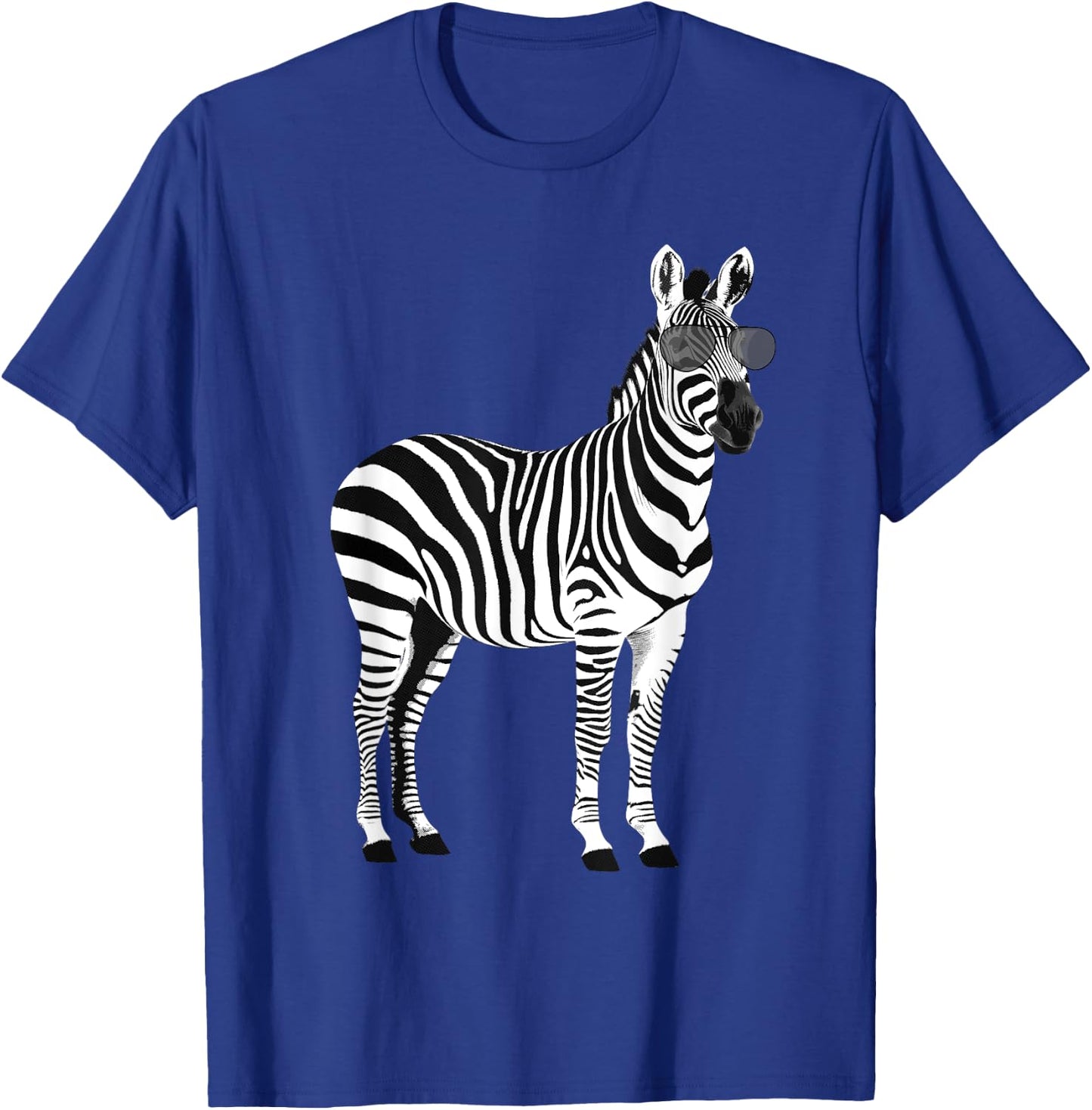 Funny Zebra Design Women Boy Girl Animal Zebra Lover T-Shirt - T-Shirt | Royal
