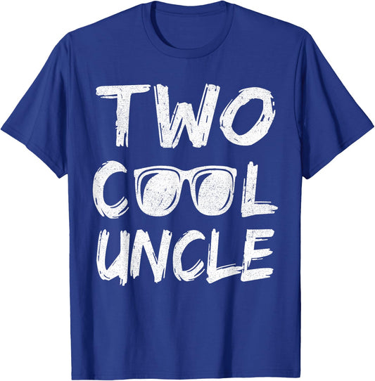 Uncle Of The Birthday Boy Two Cool 2nd Bday Family Matching T-Shirt - T-Shirt | Royal