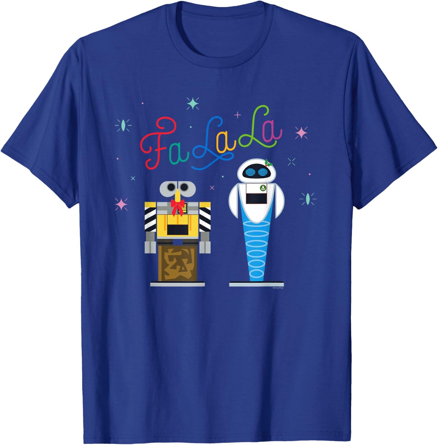 Disney and Pixar’s WALL-E Christmas Holiday Nutcrackers T-Shirt - T-Shirt | Royal