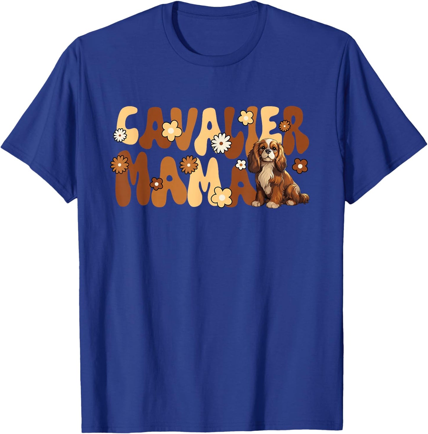 Cavalier King Charles Spaniel Groovy World's Best Cavalier T-Shirt - T-Shirt | Royal
