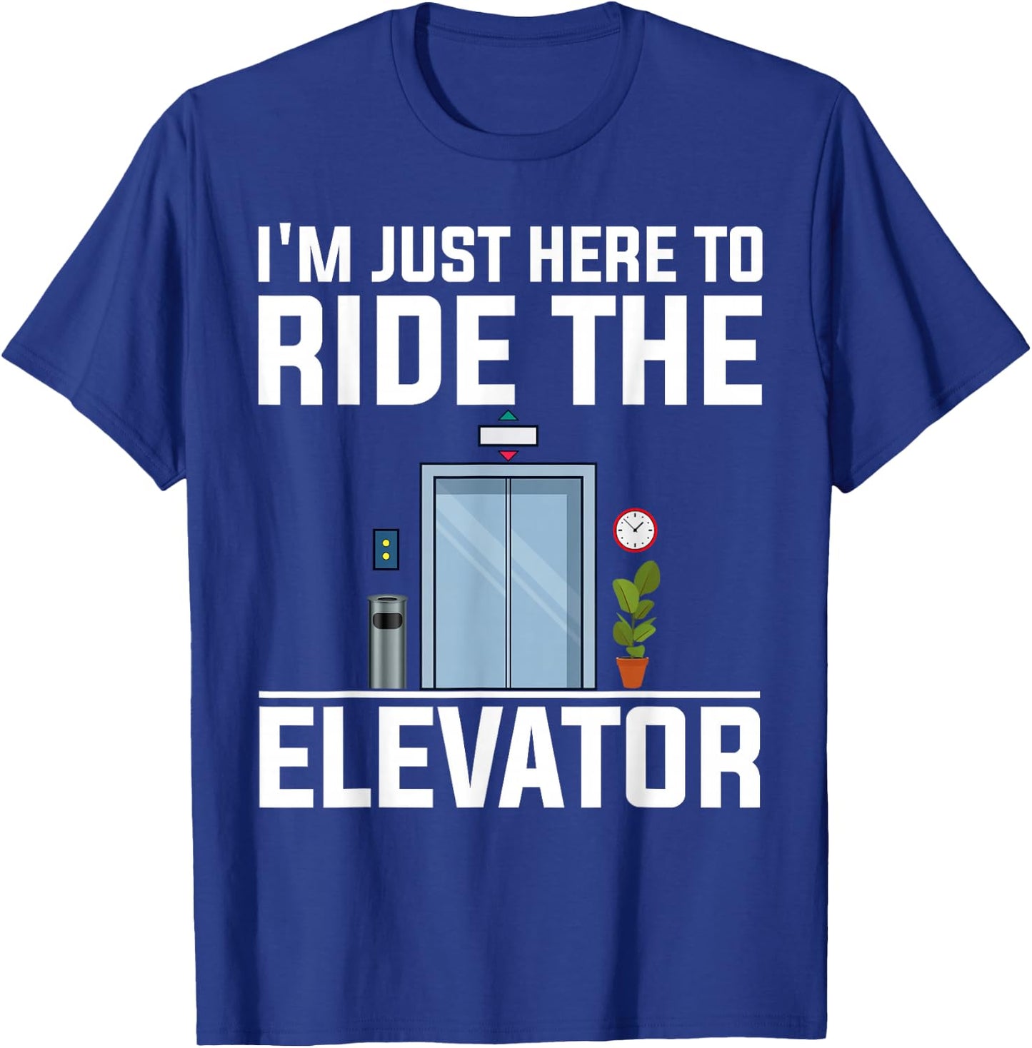 Cool Elevator Art Women Elevator Inspector Installer T-Shirt - T-Shirt | Royal