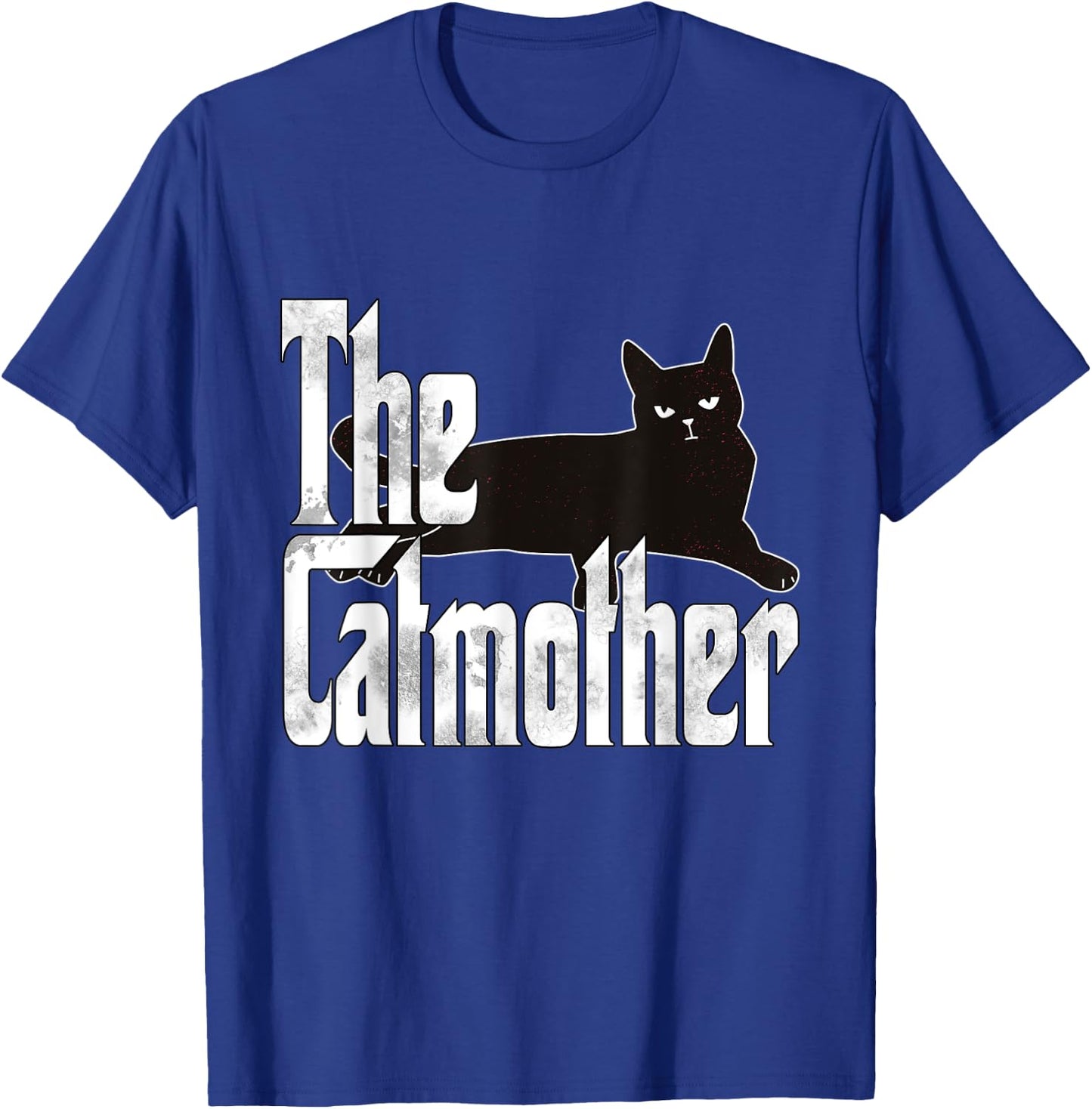 Funny Cat Mom Catmother Black Cat Mother Kitty Mommy T-Shirt - T-Shirt | Royal