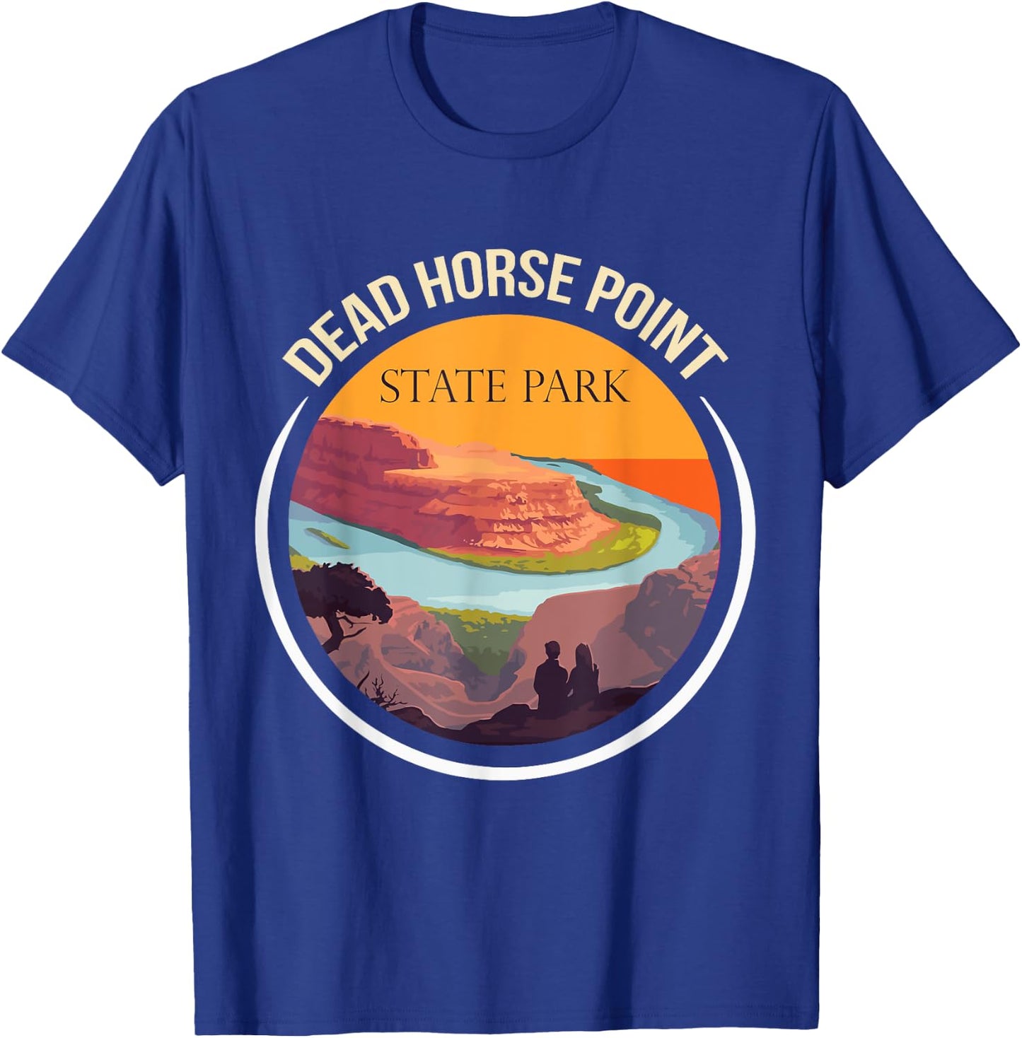 Dead Horse Point Utah State Park Souvenir Canyon River T-Shirt - T-Shirt | Royal