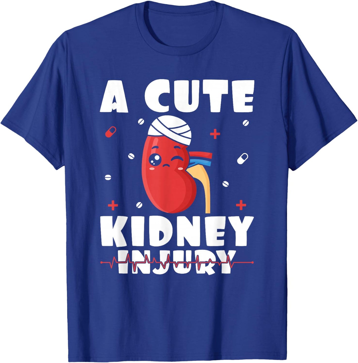 A Cute Kidney Injury Dialysis Nurse Nephrology Nursing T-Shirt - T-Shirt | Royal