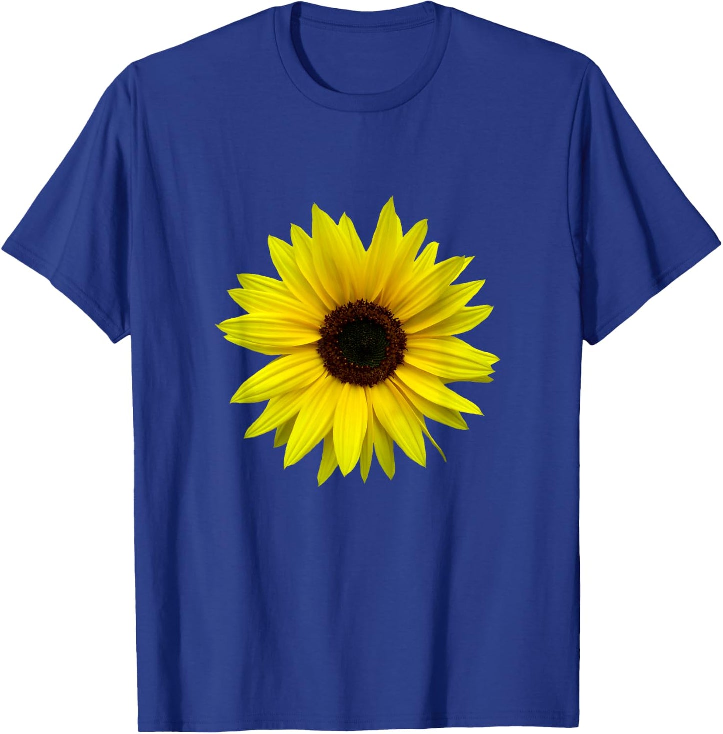 Sunflower, yellow sunflowers flower, flower, floral blossoms T-Shirt - T-Shirt | Royal
