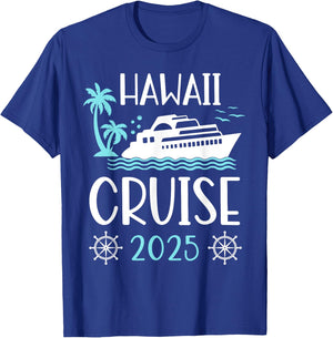 Hawaii Cruise 2025 Vacation Trip Matching Family Group T-Shirt - T-Shirt | Royal