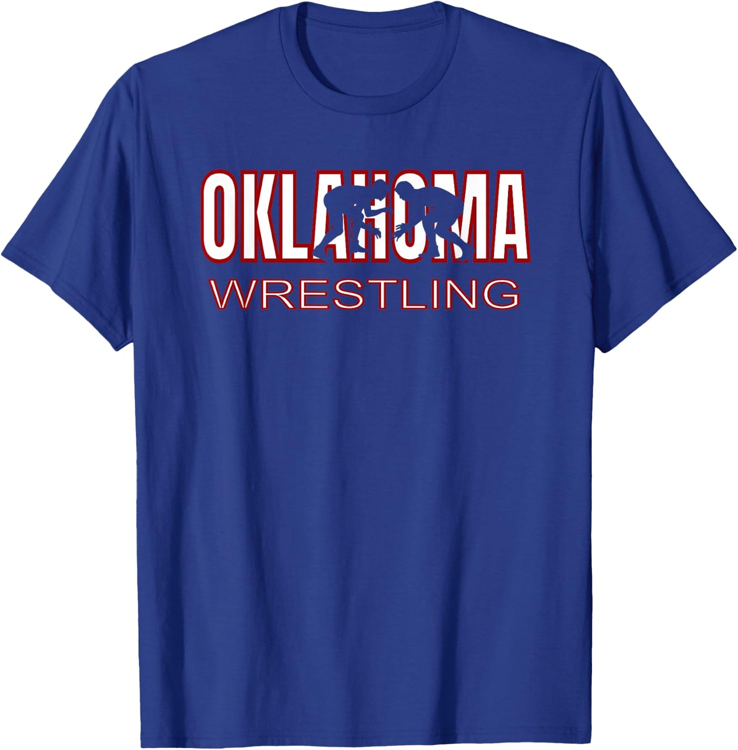 Oklahoma Wrestling Freestyle Wrestler Coach Team Gear Gift T-Shirt - T-Shirt | Royal