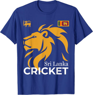 Sri Lanka Cricket Perfect for Lankan Cricket Fans T-Shirt - T-Shirt | Royal