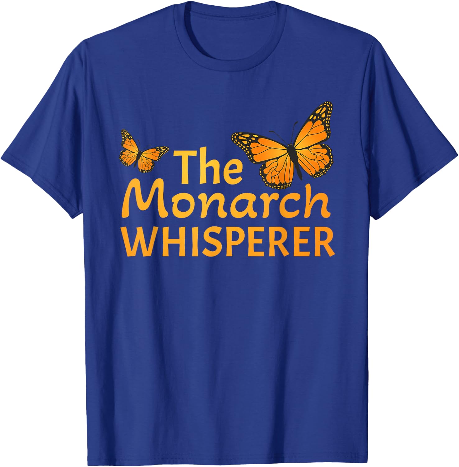 Monarch Butterfly Art Men Women Entomology Monarch Lover T-Shirt - T-Shirt | Royal