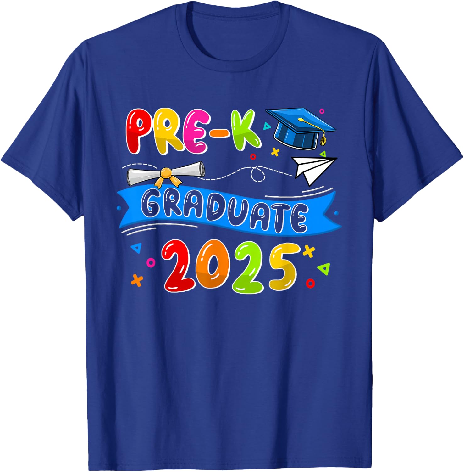 Pre-K Graduate Pre-K Grad Class Of 2025 Graduation 2025 T-Shirt - T-Shirt | Royal