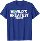 World'S Greatest Driver Gift T-Shirt - T-Shirt | Royal