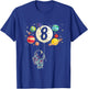 8 Years Old Birthday Boy Gifts Astronaut 8th Birthday T-Shirt - T-Shirt | Royal