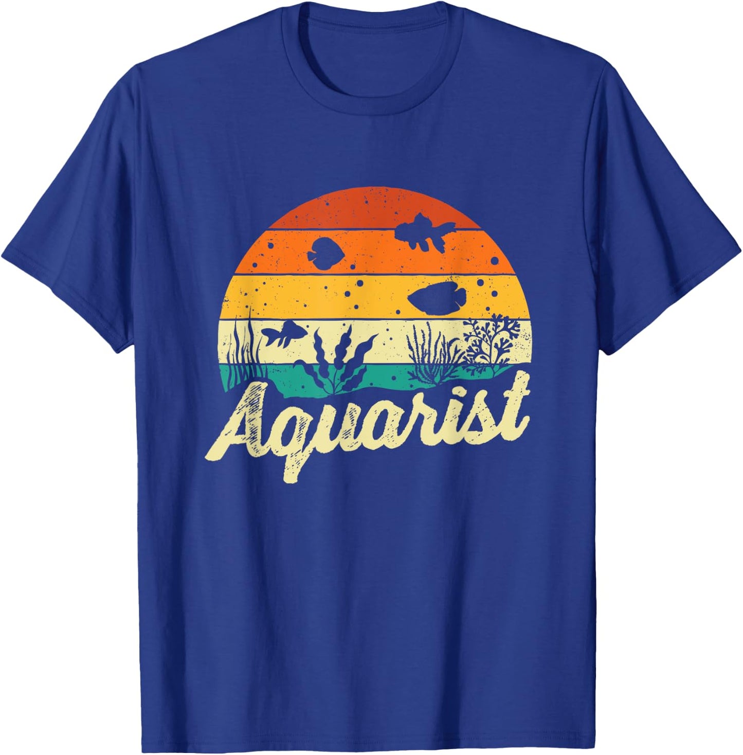 Aquarist - Fishkeeper Fishkeeping Fish Tank T-Shirt - T-Shirt | Royal