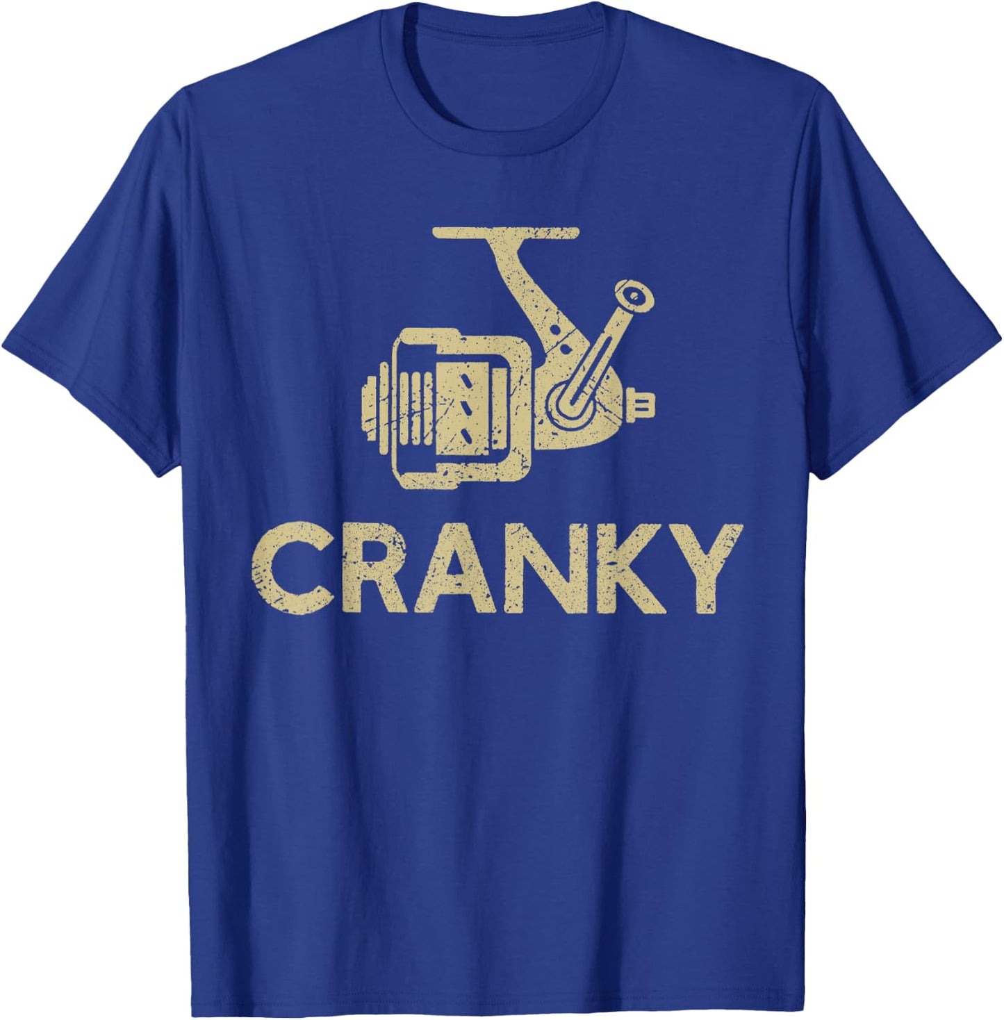 Crankbait Fishing Lure - Cranky Funny Gift Ideas For Fishing T-Shirt - T-Shirt | Royal