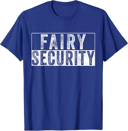 Cool Halloween Costume Vintage Fairy Security T-Shirt - T-Shirt | Royal