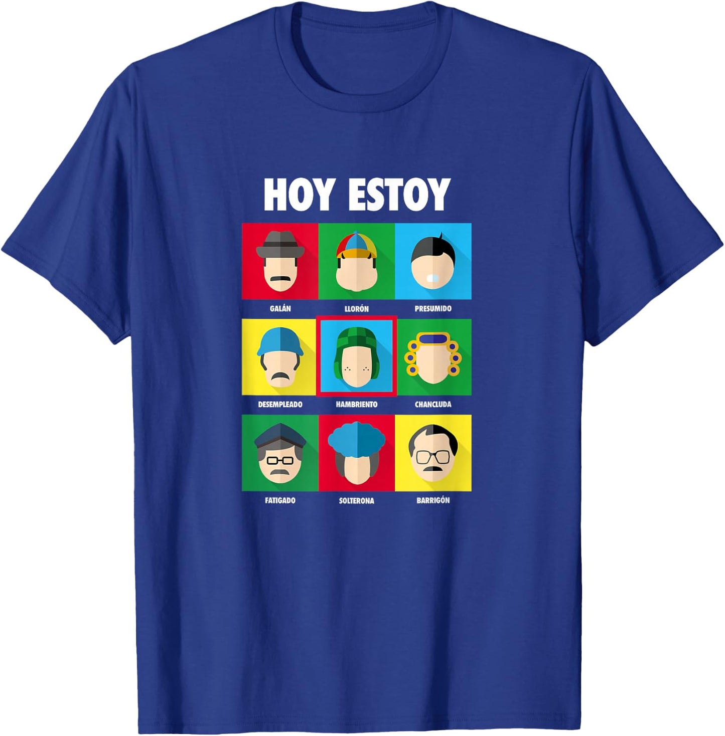 El Chavo - Colorful Desings for Kids, Teen, Women & Men T-Shirt - T-Shirt | Royal