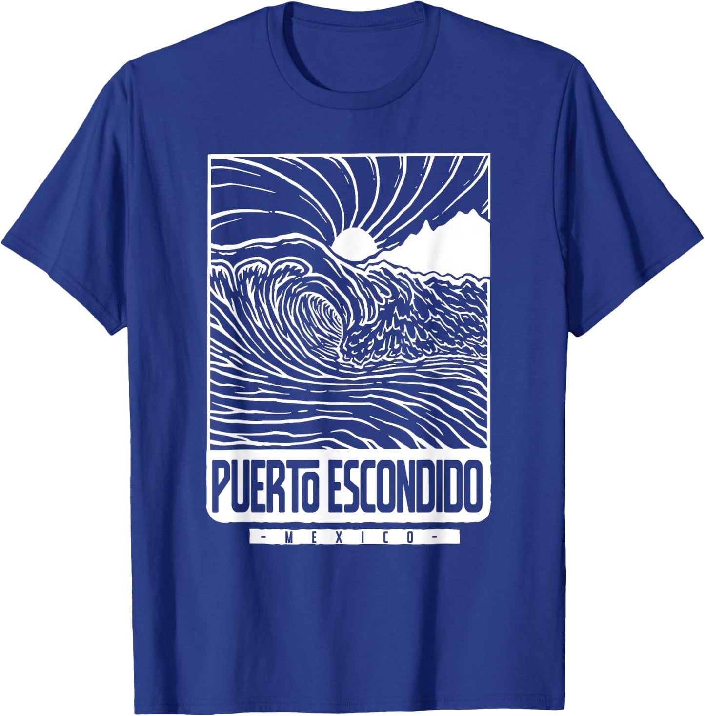 Puerto Escondido Mexico T-Shirt - T-Shirt | Royal