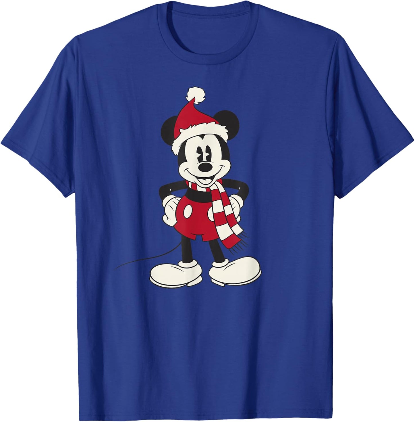 Disney Mickey & Friends Christmas Mickey Mouse Portrait T-Shirt - T-Shirt | Royal