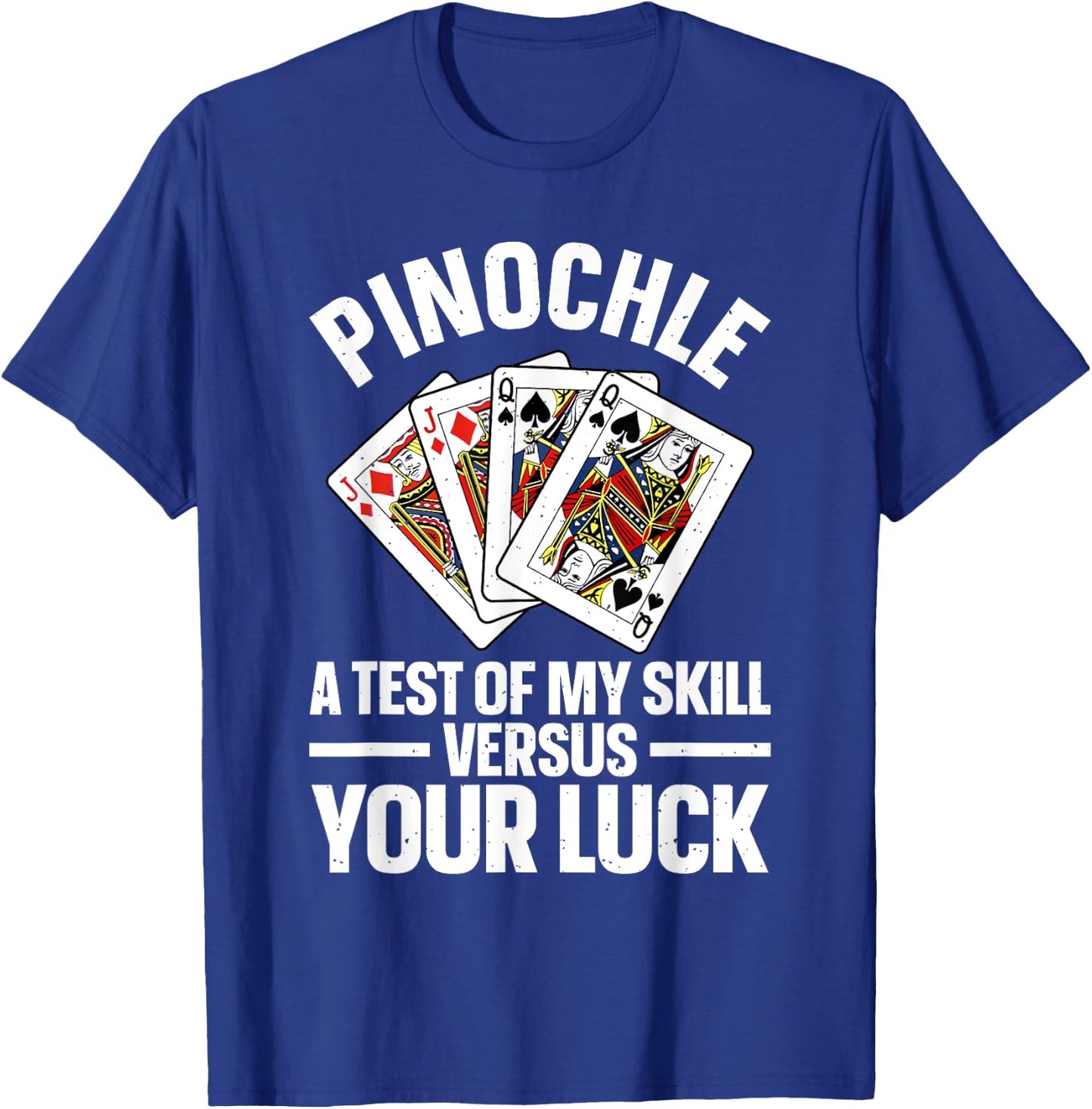 Cute Pinochle Design Women Card Game Pinochle Lover T-Shirt - T-Shirt | Royal