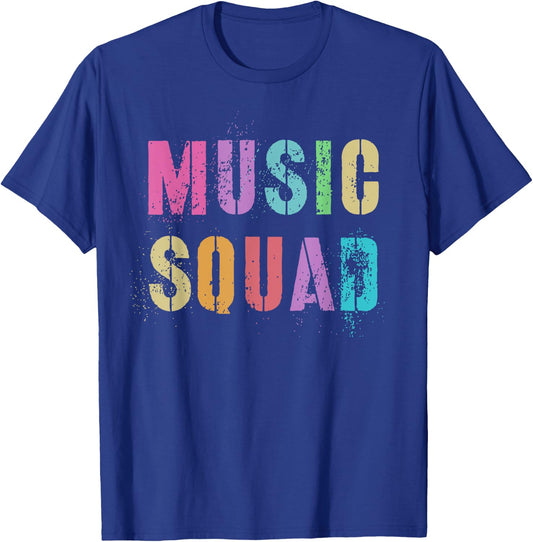 School MUSIC SQUAD Band Teacher Magical Educational Rockstar Men Women Kids T-Shirt - T-Shirt | Royal