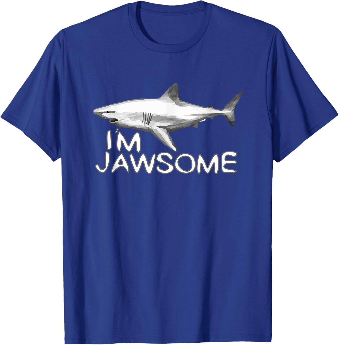 I'm Jawsome Shark Graphic for Boys T-Shirt - T-Shirt | Royal