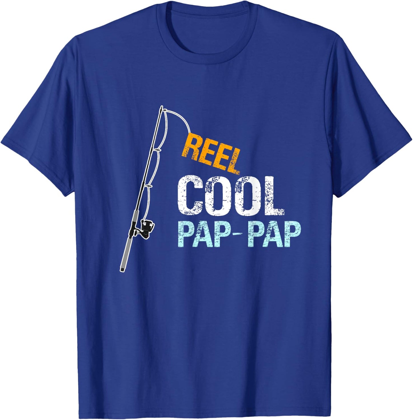 PapPap Gift from Granddaughter Grandson Reel Cool Pap-Pap T-Shirt - T-Shirt | Royal