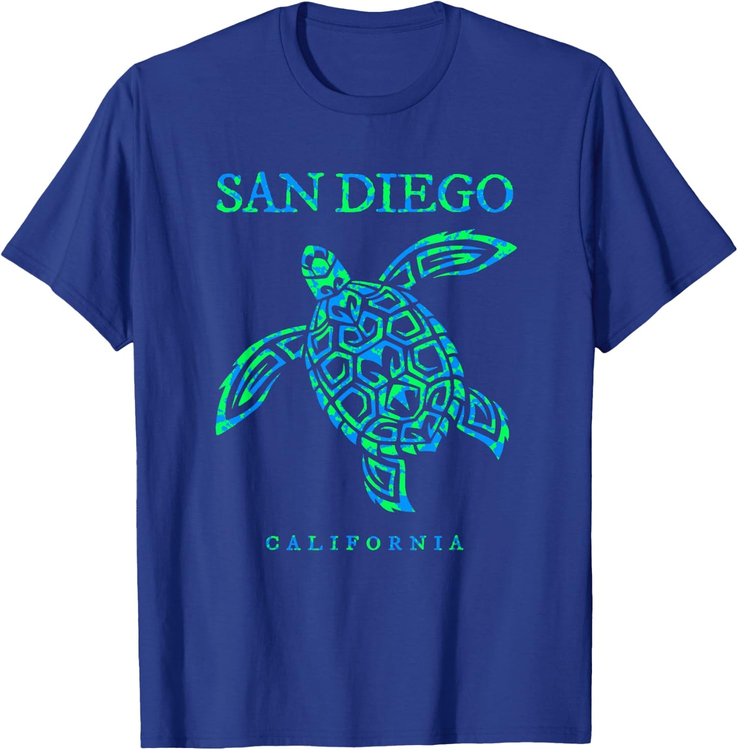 San Diego California Sea Turtle Boys Girls Toddler Souvenir T-Shirt - T-Shirt | Royal
