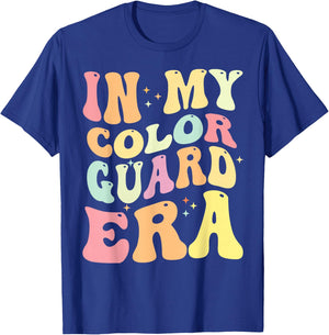 In My Color Guard Era Birthday Color Guard Senior Mom T-Shirt - T-Shirt | Royal