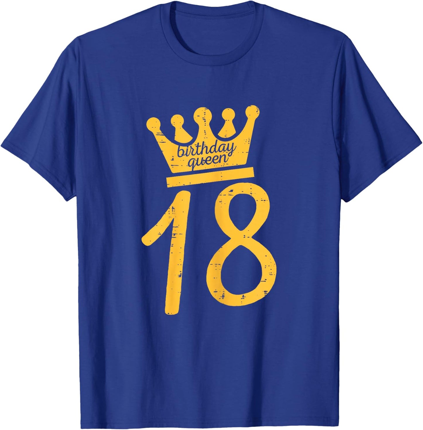 18th Birthday Queen Crown Tiara 18 Years Women Girls T-Shirt - T-Shirt | Royal
