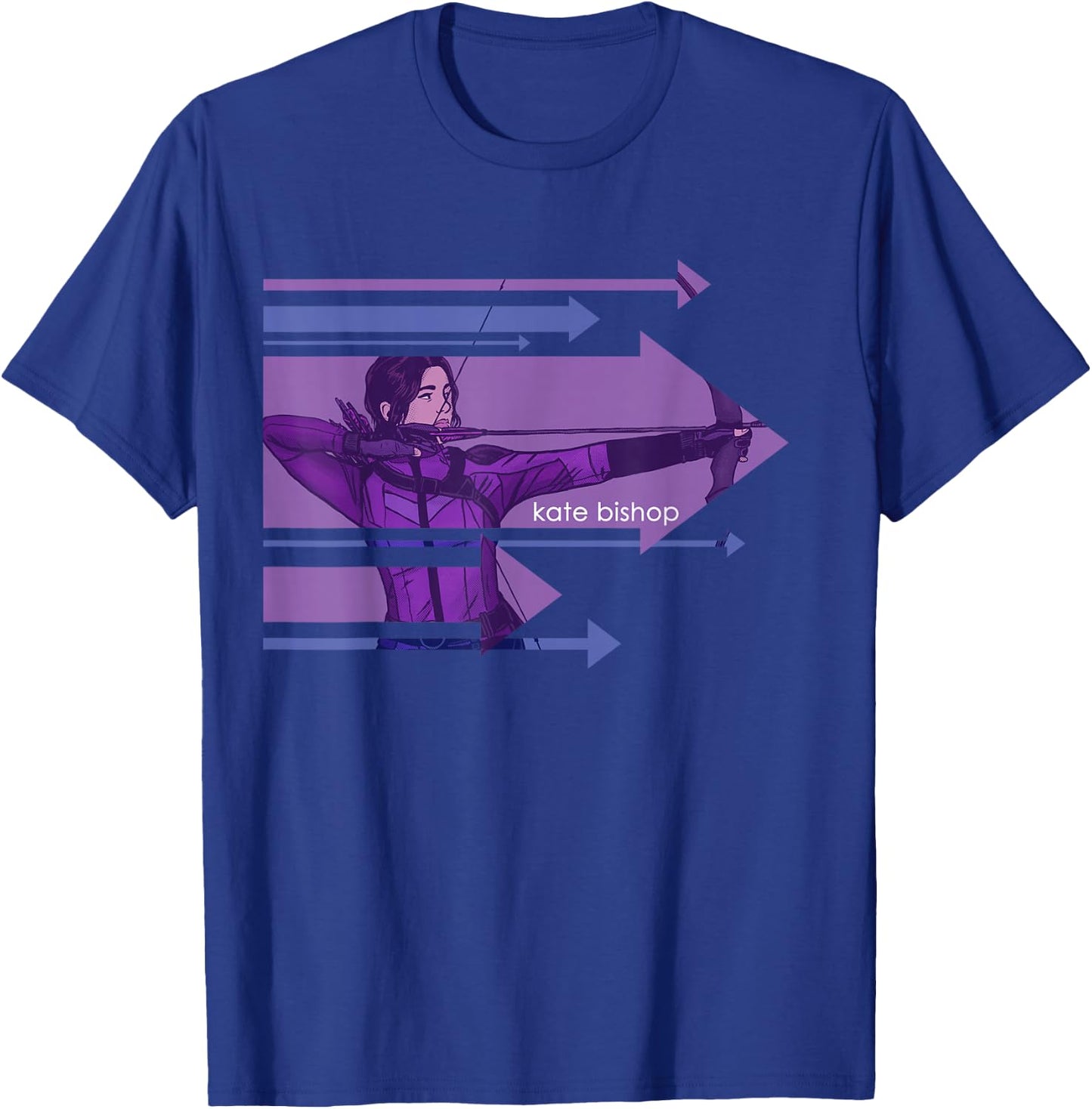 Marvel Hawkeye Kate Bishop Arrows T-Shirt - T-Shirt | Royal