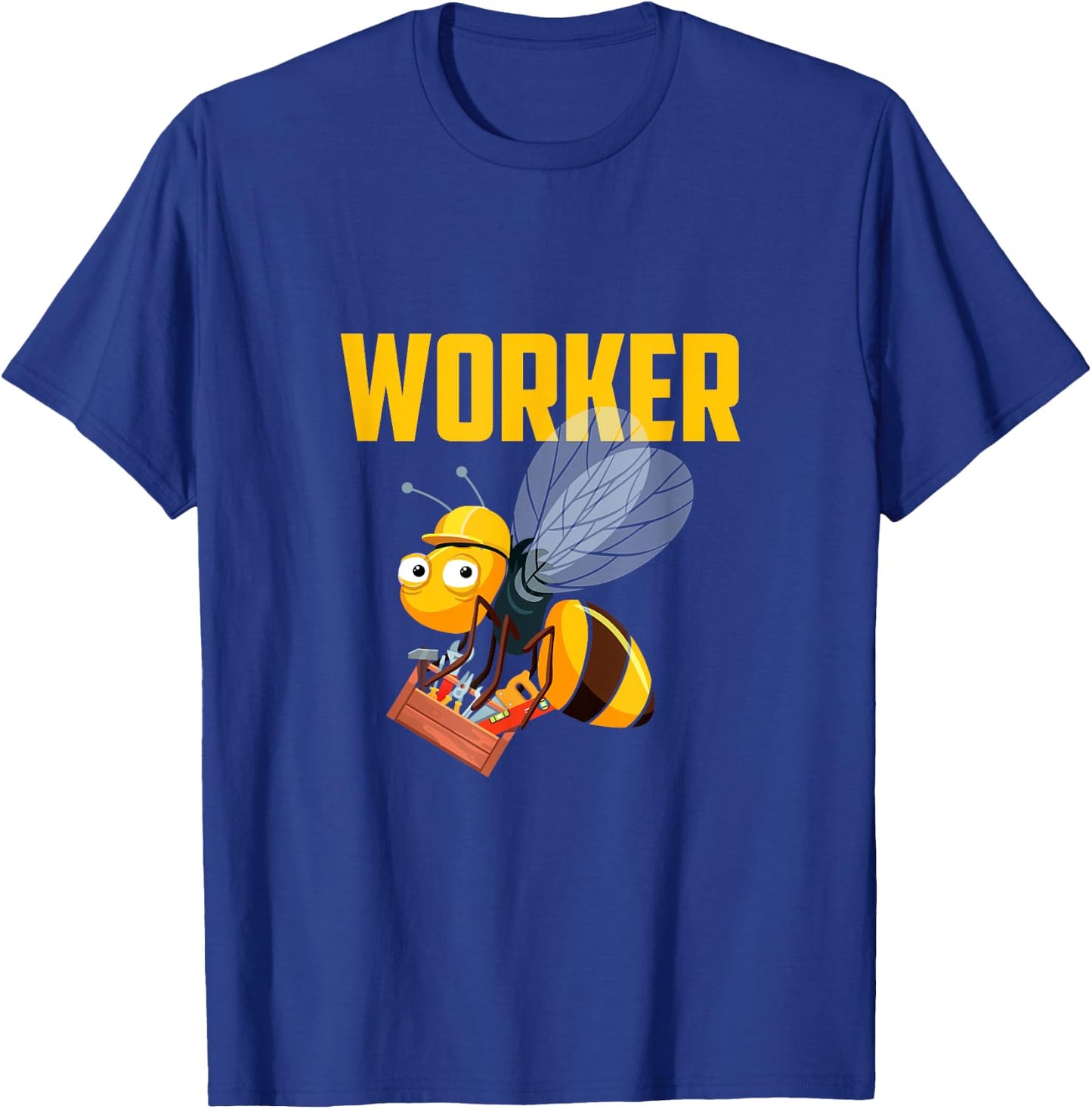 Funny Beekeeper Worker Bee Honey Comb Gift Men Women Kids T-Shirt - T-Shirt | Royal