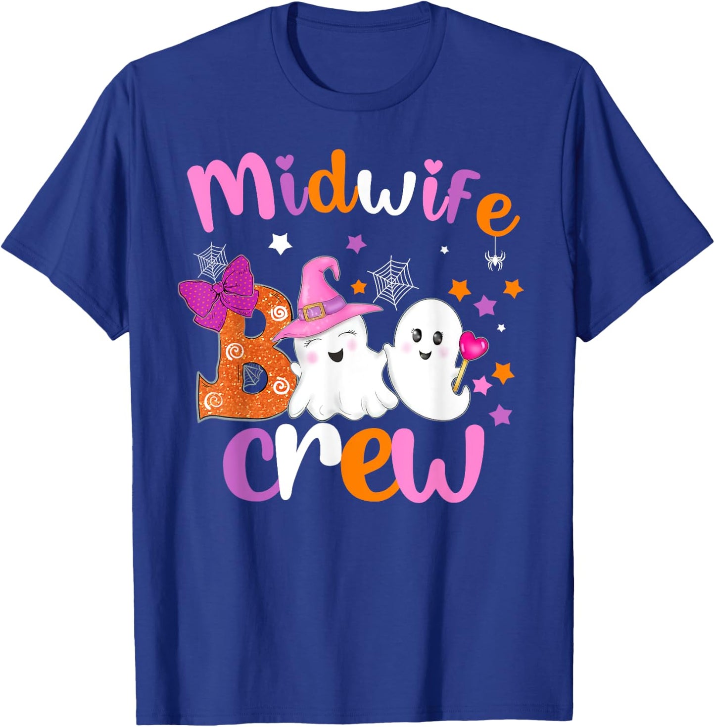 Midwife Boo Crew Halloween matching shirts for Midwife T-Shirt - T-Shirt | Royal