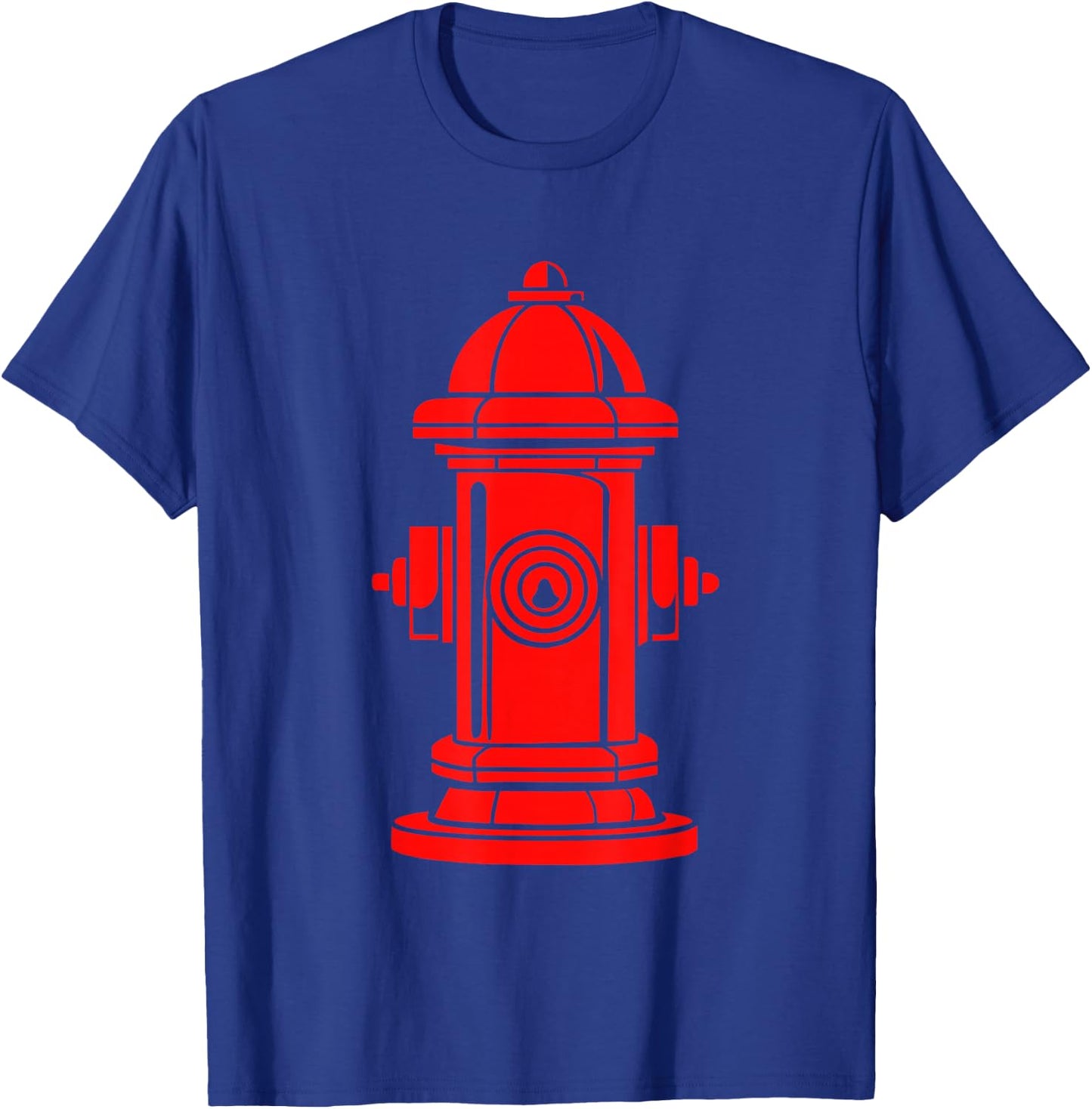 Fire Hydrant for Firefighter Costume Halloween Party T-Shirt - T-Shirt | Royal