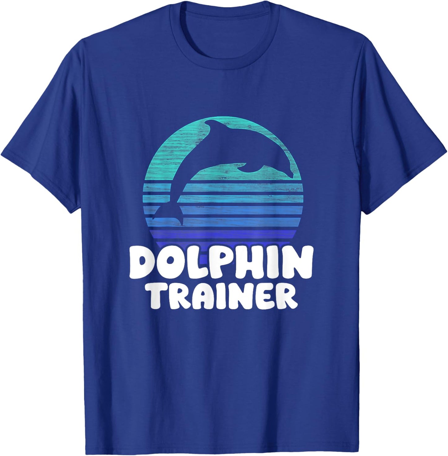 Dolphin Trainer Halloween Costume funny Dolphin Ocean life T-Shirt - T-Shirt | Royal